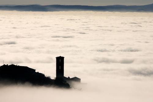 Inversione termica a Cortona (Arezzo)