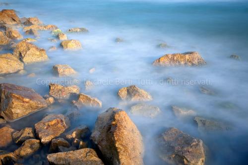 Paesaggio di mare in maremma
