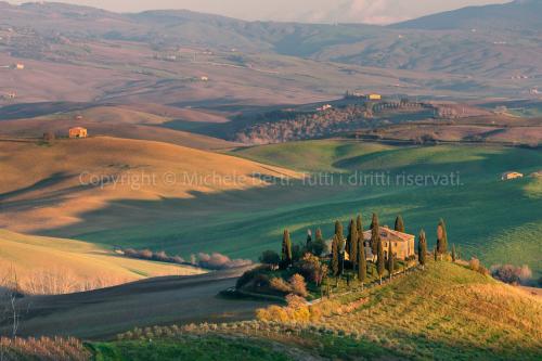 Casolare della Valdorcia, nei dintorni di San Quirico d'Orcia