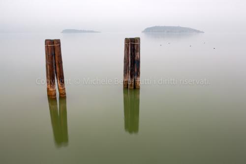 Paesaggio sul lago Trasimeno